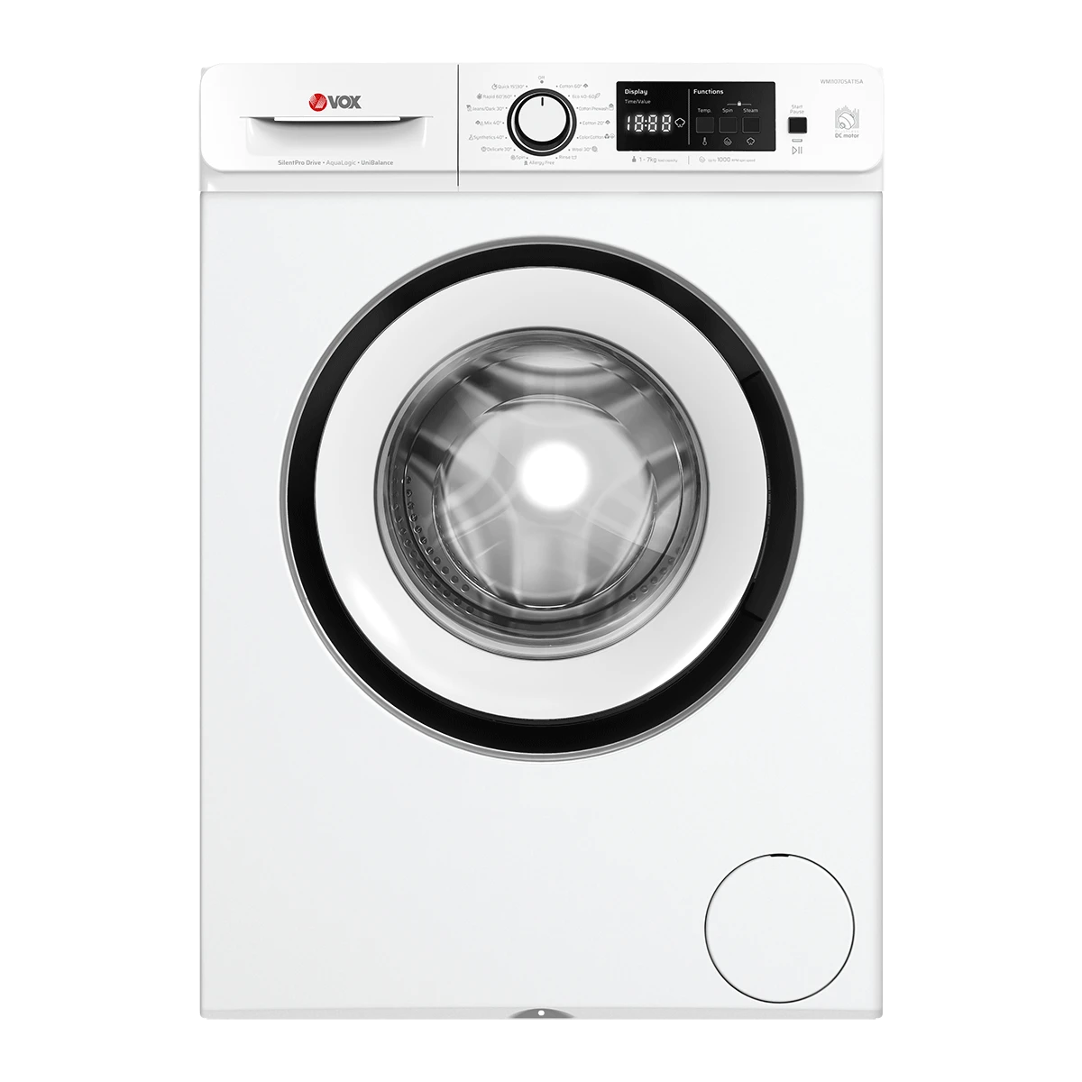 Vox Washing Machine 8KG – WMI1080-SAT15A