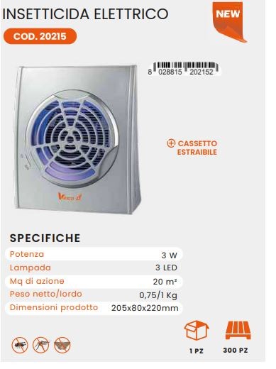 Vinco Electric UV Lamp Mosquito/Insect Killer Trap